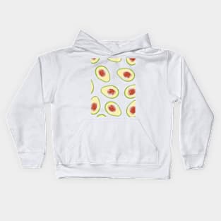 Avocados Pattern Kids Hoodie